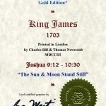 King James - 1703 - JOSHUA 9:12-10:30