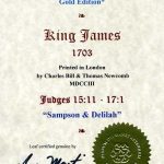 King James - 1703 - JUDGES 15:11-17:1