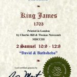 King James - 1703 - 2 SAMUEL 10:9-12:8