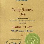 King James - 1703 - PSALMS 1:1-6:6