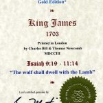 King James - 1703 - ISAIAH 9:19-11:14