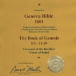 Geneva - 1601 - GENESIS 8:5-11:10