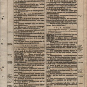 King James – 1613 Folio – JOB 36-40