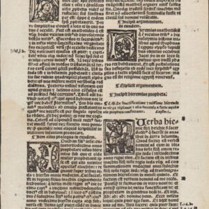 Biblia Sacra – 1519 – JEREMIAH 1-2