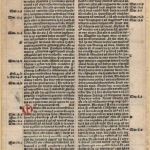 Biblia Latina – 1495 – LUKE 10-12