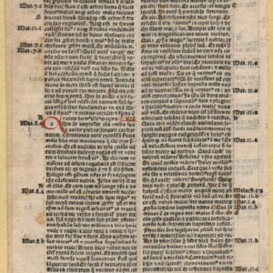 Biblia Latina – 1495 – LUKE 5-7