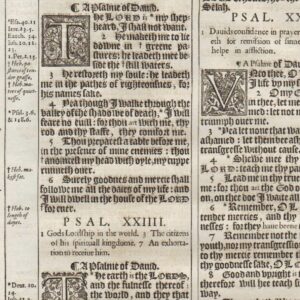King James – 1611 “HE” – Psalms 23-27 SPECIAL SET