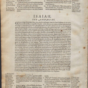 Geneva – 1576 – ISAIAH 1 + SONG OF SOLOMON 5-8