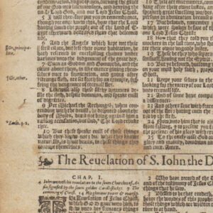 King James – 1614 – REVELATION 8-Leaf Set