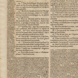Geneva – 1607 folio – GALATIANS 2-3