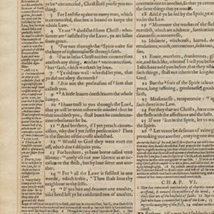Geneva – 1607 folio – GALATIANS 4-6