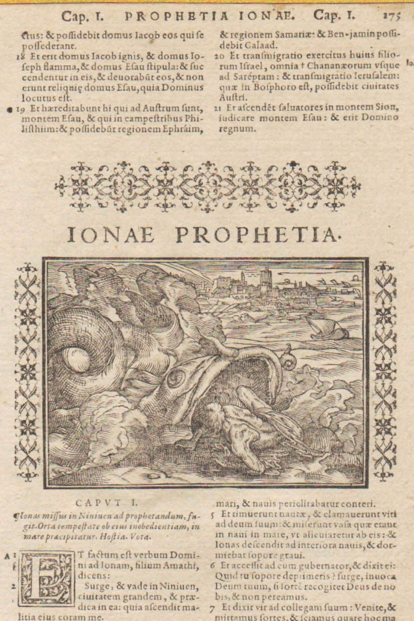 Biblia Sacra – 1578 – JONAH 1-4 Title