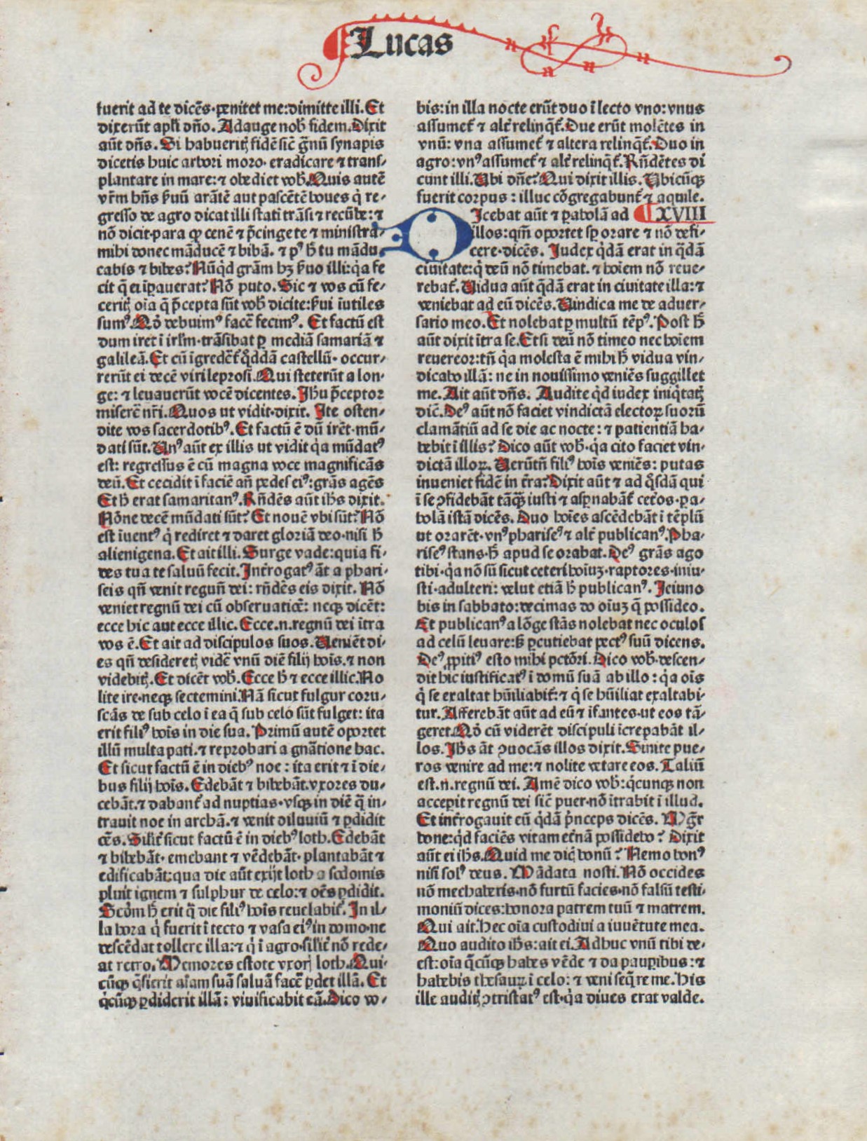 Biblia Sacra – 1480 – LUKE 17-19