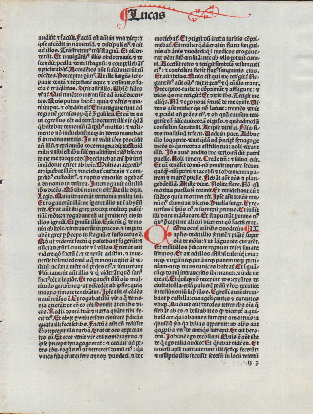 Biblia Sacra – 1480 – LUKE 8-9