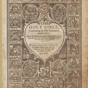 King James – 1625 – GENESIS 1 and TITLE