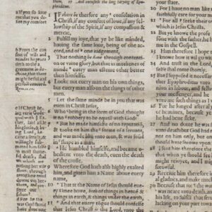 Geneva – 1576 – PHILIPPIANS 1-4