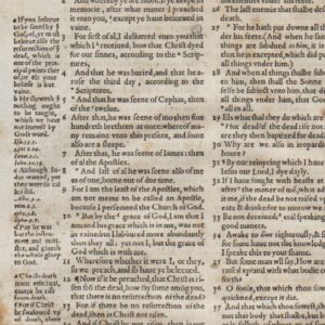 Geneva – 1576 – 1 CORINTHIANS 15-16