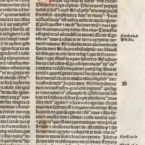 Biblia Sacra – 1481 – DEUTERONOMY 3-5