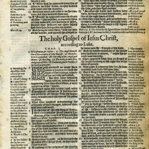 Geneva – 1581 – LUKE (all) 14 leaves