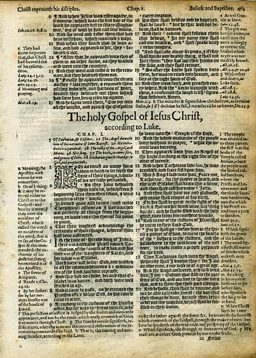 Geneva - 1581 - LUKE (all) 14 leaves