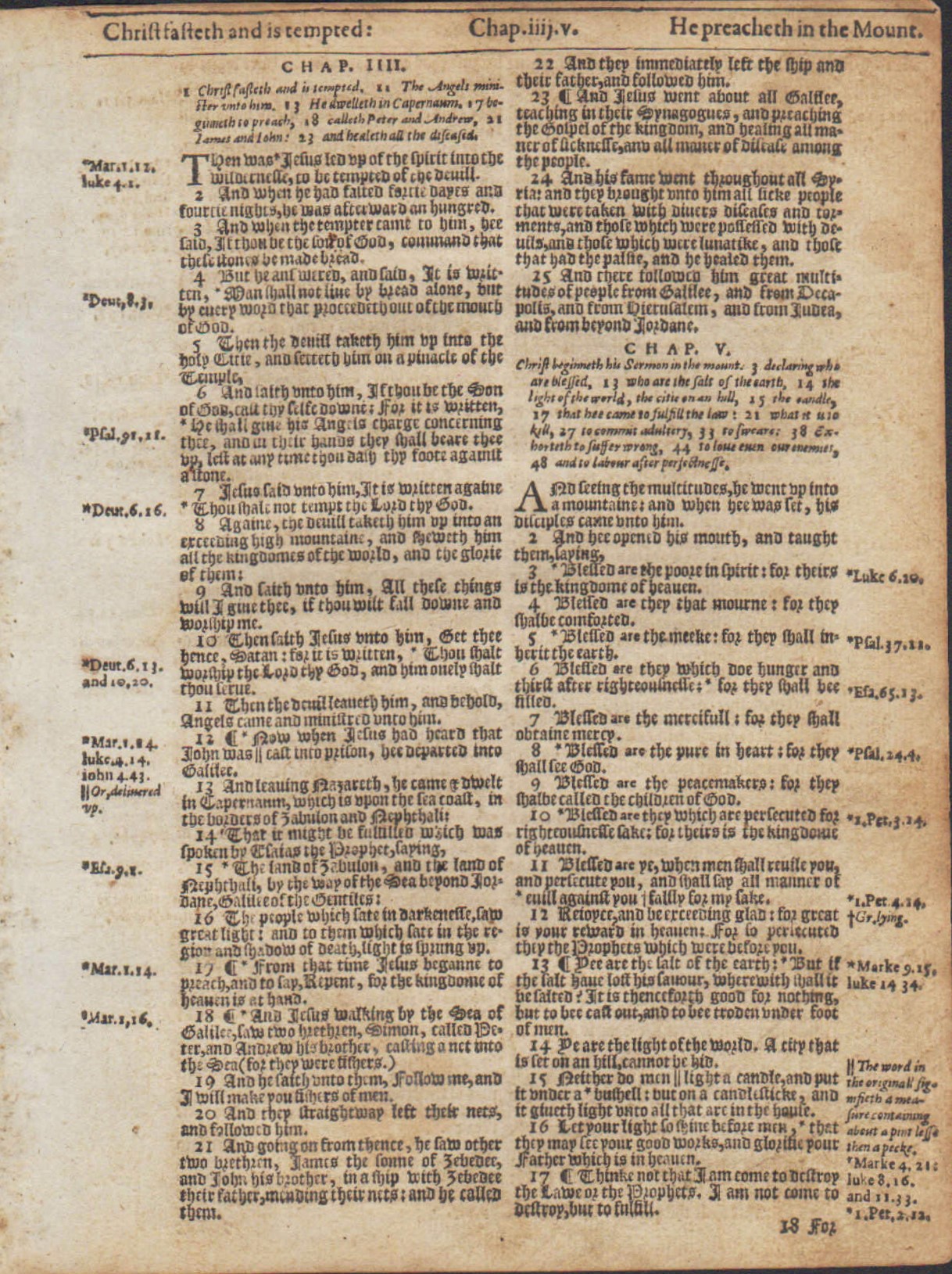 King James - 1613 - MATTHEW 4-6