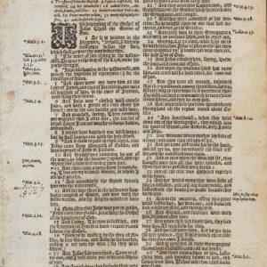 King James – 1613 – MARK 1-3
