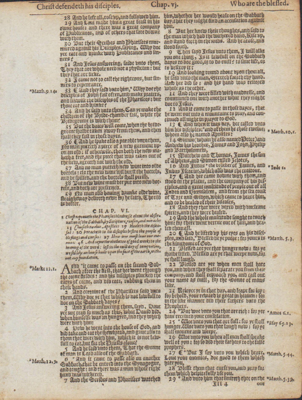 King James - 1613 - LUKE 5-7