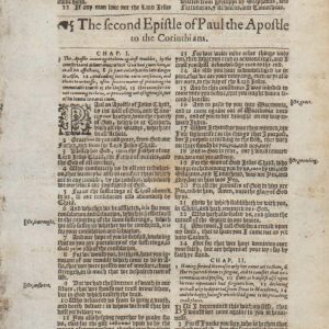 King James – 1613 – 2 CORINTHIANS 1-4
