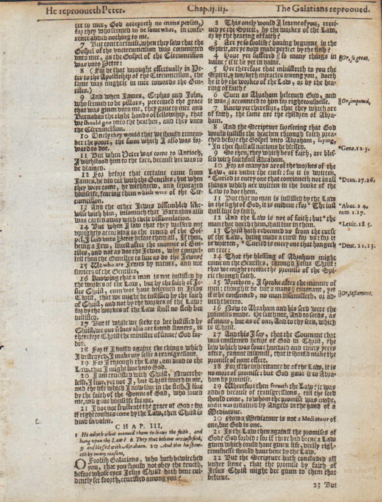 King James - 1613 - GALATIANS 2-5