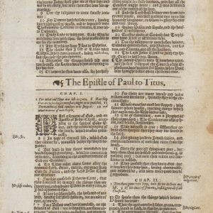 King James – 1613 – TITUS & PHILEMON