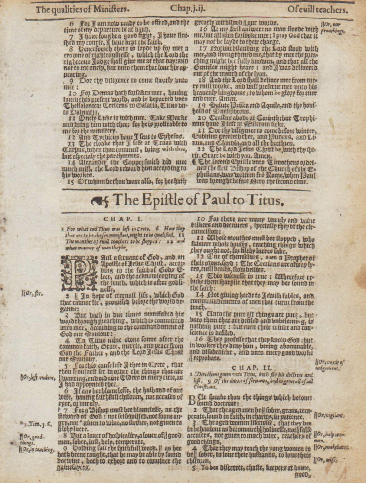 King James - 1613 - TITUS & PHILEMON