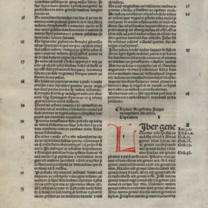 Biblia Sacra – 1484 – MATTHEW 1 Title