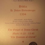 Dietenberger - 1534 - MARK 14:25-15:40
