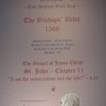 Bishops - 1568 - JOHN 11:1-57