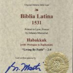 Biblia Sacra - 1531 - HABAKKUK (all), and Prologue to Zephaniah