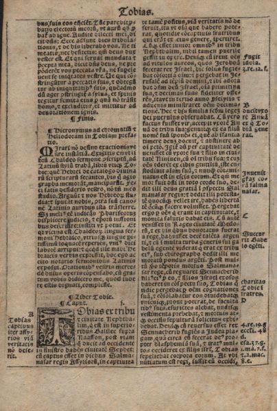 Biblia Sacra - 1531 - TOBIT 1, and ending to Esdras/Ezra IV